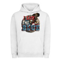 Pigment Lunar Rock I back the blue Urban Hoodie - FaDigitalArtStudio