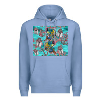 Colony Blue fish lures Premium Hoodie - TumblerDesignByShophia