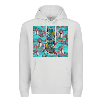 Dove Grey fish lures Premium Hoodie - TumblerDesignByShophia