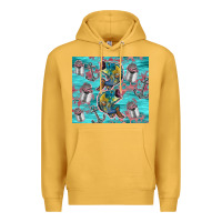 Mustard fish lures Premium Hoodie - TumblerDesignByShophia