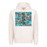 Pale Pink fish lures Premium Hoodie - TumblerDesignByShophia