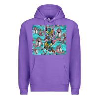 Purple fish lures Premium Hoodie - TumblerDesignByShophia
