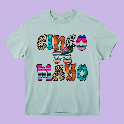 Cinco De Mayo Heavy Core Tee Designed By Racoondesign