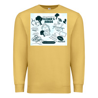 Antique Gold father's house Premium Sweatshirt - TumblerDesignByShophia
