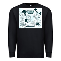 Black father's house Premium Sweatshirt - TumblerDesignByShophia