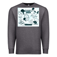 Charcoal Heather father's house Premium Sweatshirt - TumblerDesignByShophia