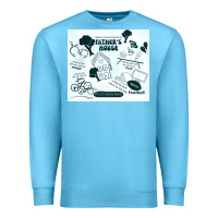 Ocean Blue father's house Premium Sweatshirt - TumblerDesignByShophia
