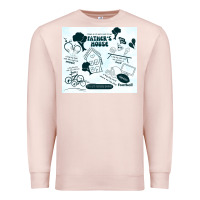Pale Pink father's house Premium Sweatshirt - TumblerDesignByShophia