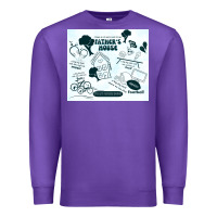 Purple father's house Premium Sweatshirt - TumblerDesignByShophia