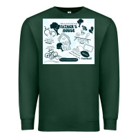 Sports Green father's house Premium Sweatshirt - TumblerDesignByShophia