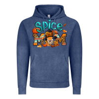 Vintage Denim thanksgiving spice mom pilgrim cow Vintage Hoodie - Jasminsmagicworld