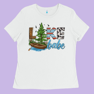 Lake Babe Ladies Tee Designed By Hra Design Shop