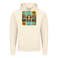 Vintage Artic hereford cattle mom coaster Vintage Hoodie - Jasminsmagicworld