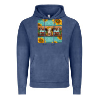 Vintage Denim hereford cattle mom coaster Vintage Hoodie - Jasminsmagicworld
