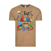 Vintage Coffee somebody's loud & proud autism mama Vintage Tee - MaliasSmallBusiness