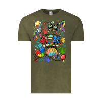 Vintage Olive somebody's loud & proud autism mama Vintage Tee - MaliasSmallBusiness