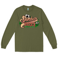 Army Green senior 2023 soccer Long Sleeve Tee - NancyCooperArtShop