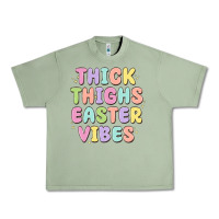 Oil Green thicks thighs easter vibes Urban Heavy Tee - MaliasSmallBusiness
