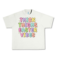 Pistachio thicks thighs easter vibes Urban Heavy Tee - MaliasSmallBusiness