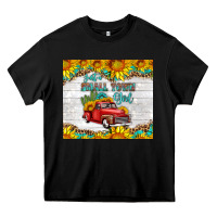 Black just a small town girl with car Heavy Core Tee - HRA Design Shop
