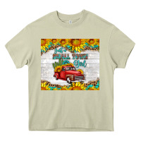 Mossy just a small town girl with car Heavy Core Tee - HRA Design Shop