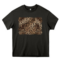 Asphalt handdrawn leopard pattern brown Heavy Core Tee - BarkalooDesign