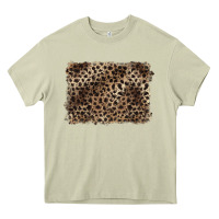 Mossy handdrawn leopard pattern brown Heavy Core Tee - BarkalooDesign