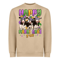 Mushroom happy mardi gras y'all Heavyweight Sweatshirt - MaliasSmallBusiness