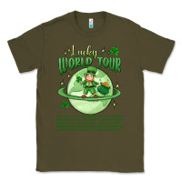 Army Green lucky world tour st. patrick's day Classic Tee - MaliasSmallBusiness