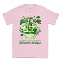 Bubblegum Pink lucky world tour st. patrick's day Classic Tee - MaliasSmallBusiness