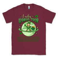 Burgundy lucky world tour st. patrick's day Classic Tee - MaliasSmallBusiness