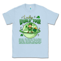 Dusty Blue lucky world tour st. patrick's day Classic Tee - MaliasSmallBusiness