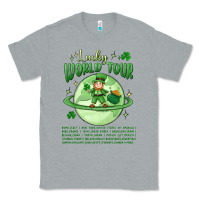 Heather Grey lucky world tour st. patrick's day Classic Tee - MaliasSmallBusiness