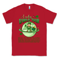 Red lucky world tour st. patrick's day Classic Tee - MaliasSmallBusiness