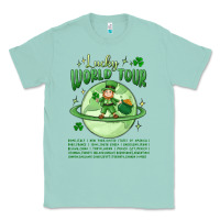 Seafoam lucky world tour st. patrick's day Classic Tee - MaliasSmallBusiness