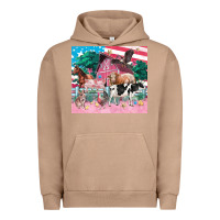 Pigment Burro American farm animals tumbler 4th of july Urban Hoodie - FaDigitalArtStudio