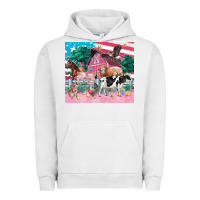 Pigment Lunar Rock American farm animals tumbler 4th of july Urban Hoodie - FaDigitalArtStudio