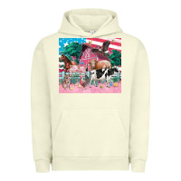 Pigment Pistachio American farm animals tumbler 4th of july Urban Hoodie - FaDigitalArtStudio
