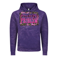 Cloud Purple Western Somebody's Problem Vintage Hoodie - LillyAllenDesigns