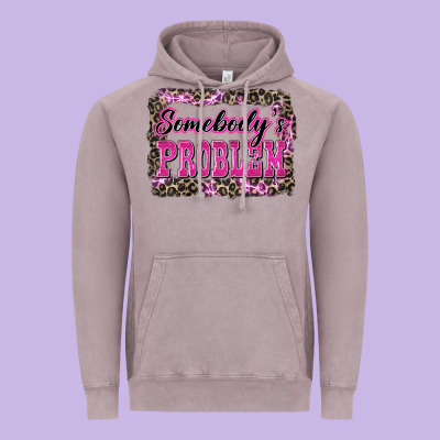 Western Somebody's Problem Vintage Hoodie Designed By Lillyallendesigns