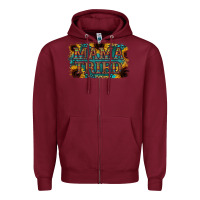 Burgundy Mama Tried Zipper Hoodie - Bettercallsaul
