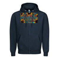 Navy Mama Tried Zipper Hoodie - Bettercallsaul