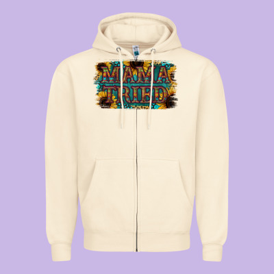 Mama Tried Zipper Hoodie Designed By Bettercallsaul