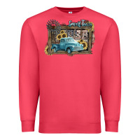 Cardinal Small town USA truck 4th of july Premium Sweatshirt - HowdyJamesFarm