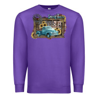 Purple Small town USA truck 4th of july Premium Sweatshirt - HowdyJamesFarm
