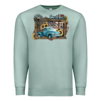 Seafoam Small town USA truck 4th of july Premium Sweatshirt - HowdyJamesFarm