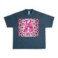 Midnight Navy breast cancer with boxing gloves Urban Heavy Tee - MaliasSmallBusiness