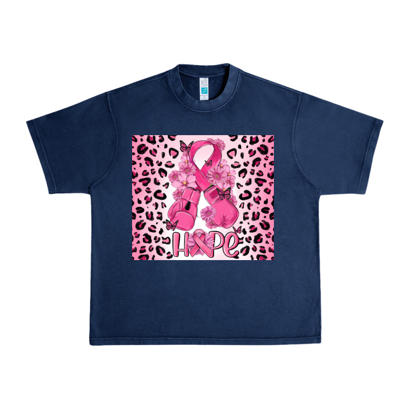 Breast Cancer With Boxing Gloves Urban Heavy Tee by MaliasSmallBusiness | Teevron