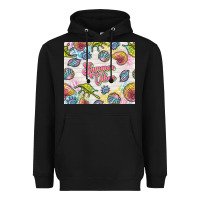 Black summer vibes with sea shells Heavyweight Hoodie - TumblerDesignByShophia