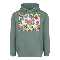 Sage summer vibes with sea shells Heavyweight Hoodie - TumblerDesignByShophia